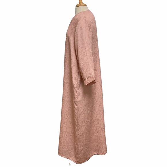 Vintage Style Carlton Hall elegant Lounging Zip Up Robe - Picture 3 of 11